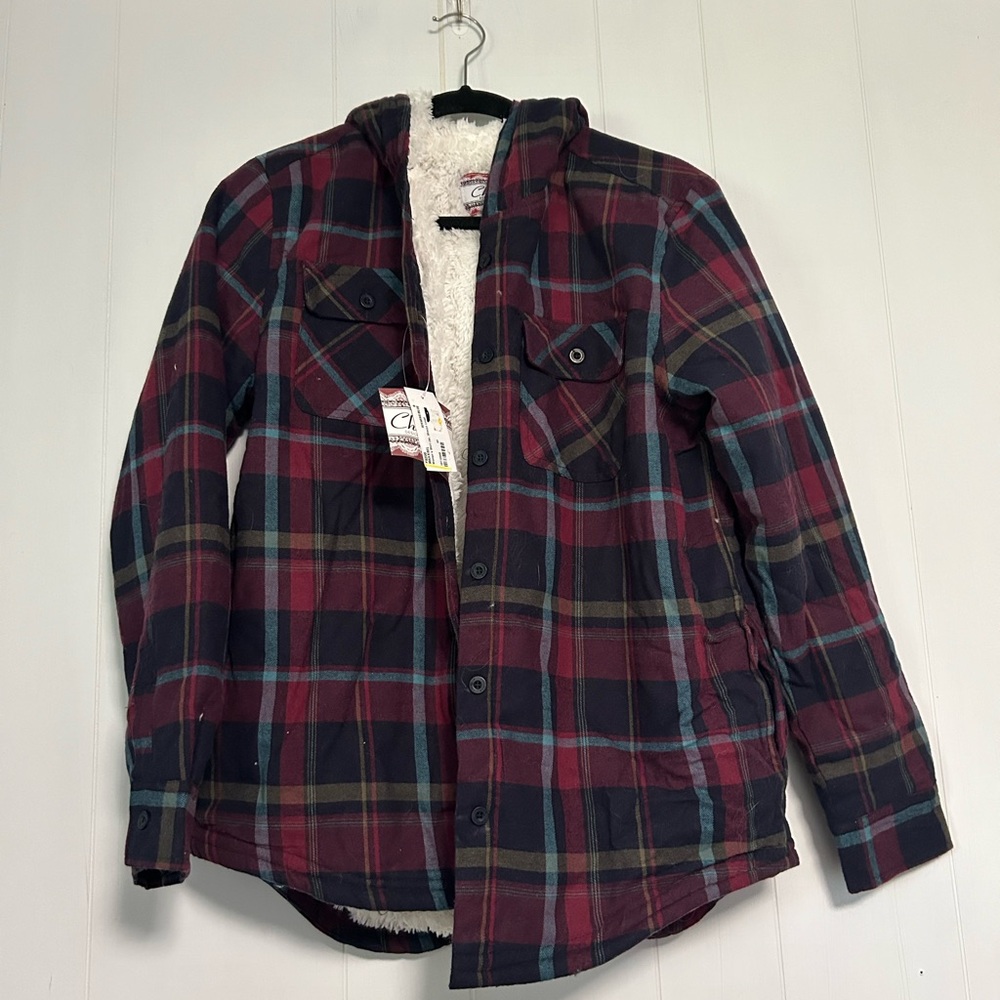 Plaid Flannel with Sherpa Lining